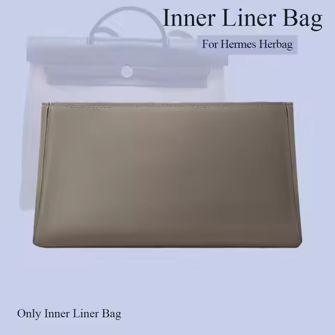 Nylon Purse Organizer Insert Fit for Hermes Herbag 31/39 Handbag Large Inside Storage Bag Organizer 