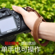 Camera Wristband ZV1 Suitable for Sony RX100 Black Card 7 Canon 502 Fuji xe4XT30IIGR3 Genuine Leathe