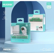 Huorei Wall Charger CS-60 1 USB 5V/1A type C usb