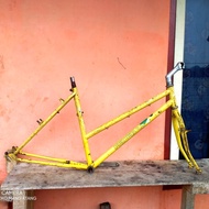 Frame Fork Sepeda MTB 26 FEDERAL Lady WILD CAT 440 Size 19" Original