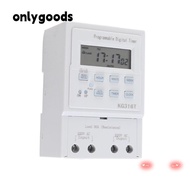 ONLYGOODS Digital Timer Switch, AC 220V Microcomputer Programmable Timer, Smart Home 30A Automatic 1