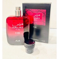 Rasasi Hawas Fire and Rasasi Hawas For Him in 50ML size