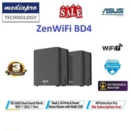 ASUS ZenWiFi BD4 2-pack (Black color) BE3600 WiFi 7 Router, Dual 2.5G Port - 3 Yr Asus SG Warranty