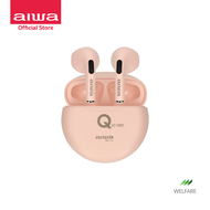 AIWA AT-X80Q TWS Bluetooth Earphones หูฟังไร้สายแบบอินเอียร์ น้ำหนักเบา กันน้ำระดับ IPX4