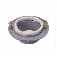 ToTo anti-odor floor connection with waste base installed on ToTo's one-piece bridge: C864-C884-C855