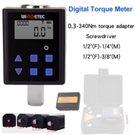 Digital Torque Wrench 0.3-340 Nm Adjustable Torque Meter Adapter Professional Electronic Torque Wren