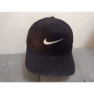 R2-C30-CAP NIKE LOGO SWOOSH MEDIUM SNAPBACK BUTTON VINTAGE TAIWAN ROC ORIGINAL