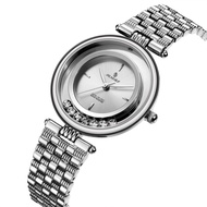 SENORS Flowing Rhinestone Korean Casual Fashion Girls Ultra-Thin Steel Band Quartz Watch 9.26