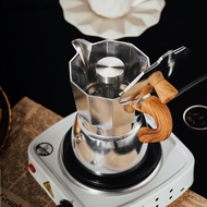 [T&B] 1PC Moka Coffee Pot Splashing Proof Cover Anti Rust 304 Stainless Steel Splash Cap Accessory {