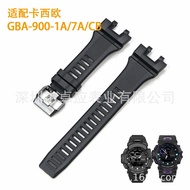 Suitable for Cassie Watch Strap Male GBA-900-1/4A/7/900RD/900 Resin Rubber Strap Accessories 9.7