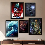 dota 2 Game Canvas Art Poster and Wall Art, Picture Print, Modern Family Bedroom Decor,Decorative pa