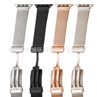Stainless Steel 06 Wire Mesh Strap Magnetic Buckle Strap Suitable for Apple Watch Huawei GT4 Smart W