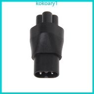 KOKO IEC 320 C5 3-Pin Female To C8 2-Pin Male Plug Converter Power Supply Adapter