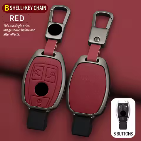 Car Key Case Holder Cover For Mercedes Benz A B C E R G S Class E200 E400 E63 W213 S550 S560 C260 A2
