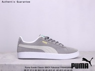 พูม่า PUMA Suede Classic BBOY Fabulous 50th Anniversary Edition Iconic Gold Label Low Top Casual Sneakers รองเท้าบุรุษและสตรี รองเท้าวิ่ง รองเท้าเทรนนิ่ง รองเท้าบุริมสวย รองเท้าแตะ