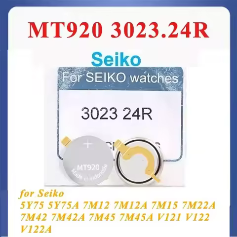1PCS 3023 24R MT920 3023.24R 3023-24R Seiko Watch Kinetic Energy Rechargeable Battery 3023 3026 3027