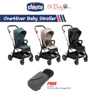 Chicco One4Ever Baby Stroller With 2 Seats From Birth Till 22kg [Free Snuggle Pod]