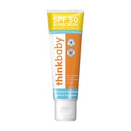 美國 Thinkbaby - thinkbaby 新寶貝SPF50純物理防曬霜 (幼兒款/thinksport)-橘色-89ML