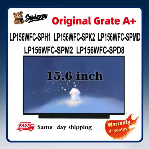Original New A+ 15.6 inch Slim Laptop Lcd Screen Panel LP156WFC SPH1 LP156WFC SPK2 LP156WFC SPMD LP1
