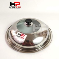 Stainless steel pan lid with glass combination 32cm 34cm 36cm