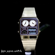 CITIZEN ANA-DIGI TEMP Reproduction Model Watch Gold JG2103-72X Japan Mov't JDM