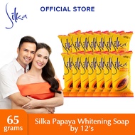 Silka Papaya Soap 65g by 12's