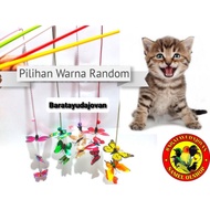 BUTTERFLY CAT TOY STICK CAT TOY STICK