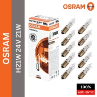 64138 OSR Osram H21W 12V 21W BA9s (10PCS)