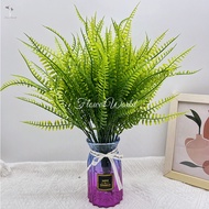 [FlowerWorld]Artificial Plastic Fern Leaves 1 stalk (Contains 7 Branches)/Artificial Fern Sword Fern