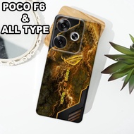 G24 - XIAOMI Case Latest F6 5Gpoco 2024 - Flexible rubber material - ROG MOTIF - XIAOMI silicone F6 