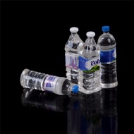 factoryoutlet2.sg 4Pcs Dollhouse Miniature Bottled Mineral Water 1/6 1/12 Scale Model Home Decor Hot