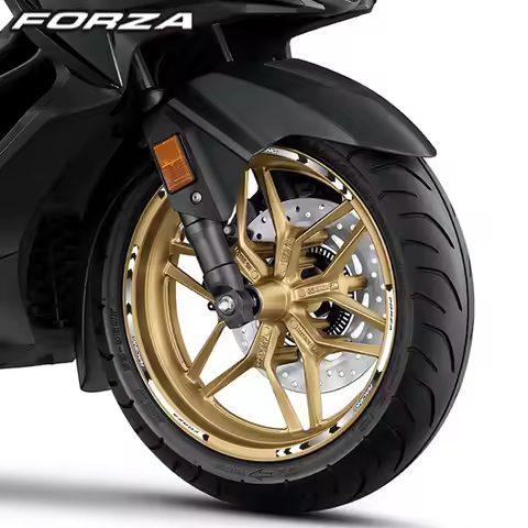 15″17″ Rim Motorcycle Wheel Stickers Reflective Stripes Rim Decals Scooter Hub Accessories Wat For H