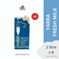 UHT YARRA BY FARM FRESH FULL CREAM MILK HALF CARTON X 6 PACKS