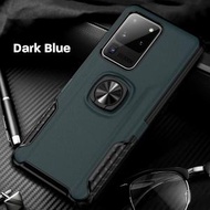 屯團百貨 - 深藍色 三星 Samsung Galaxy S20 Ultra 保護套 指環殼 防摔保護殼