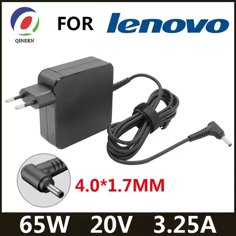 20V 3.25A 65W 4.0*1.7mm AC Laptop Charger For Lenovo IdeaPad 330s 320 100-15 B50-10 YOGA 710 510-14I