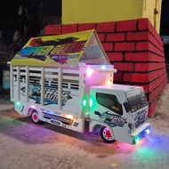 Promo Truk Oleng Kayu Jumbo P 60 cm Bisa Dinaiki Anak anak full Variasi Lampu dan tenda
