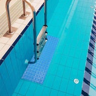 สระว่ายน้ำบันไดเสื่อกันลื่นสระว่ายน้ำขั้นตอน Pad ง่ายต่อการติดตั้งสระว่ายน้ำซับหนาลื่นสบายบนเท้าเปล่า