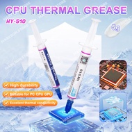 HY510 Grey Thermal Paste CPU GPU Thermal Conductivity Composite Silicone Cooling Heatsink Paste 5g
