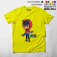 Toca Boca Motif Girls' T-Shirt Top - Zeke