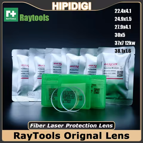 Raytools Fiber Laser Lens 18x2 27.9x4.1 24.9x1.5 3Kw 4Kw Raytools Laser Optical Protection Windows L