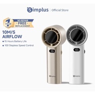 Simplus Handheld Mini Fan 10m/s High Speed 5000mAh 15H Battery Life Type-C Charging

