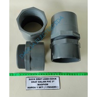 OUTER THREAD SOCK + 3" PVC INNER THREAD SOCK (1 SET) MASPION