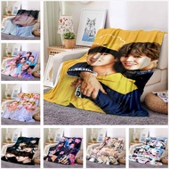 BTS BTS BTS Blanket Sofa Office Nap Blanket Soft Keep Warm Can Be Customized b44