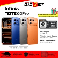 Infinix Note 60 Pro 5G (8+256GB/ 12+256GB) 144Hz 1.5K AMOLED l Snapdragon 7s Gen 4 l Smartphone