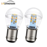 2X 4X 10X Ruiandsion BA15D LED Bulb 10-30V Warm White For Car Tail Bulb Brake Turn Signal Bulb Nonpo