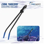 Carbon Fiber Aquarium Tweezers - 35.7cm Silicone Sleeve for Protection Ideal for Fish Tank Maintenan