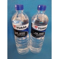 Air Aki tambah / Air accu YUASA tutup biru botol 1liter