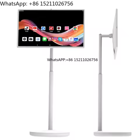 VETO 21.5 24 32 Inch Smart Portable Android TV with 4K Wireless Movable Build in Camera Indoor Porta