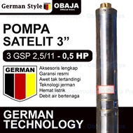 Pompa Satelit 3 inch 0.5 HP