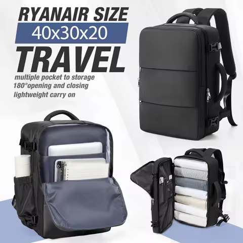 Ryanair 40x30x20 Luggage Cabin Bag, 40x30x20 Bag Men Women 15.6inch Laptop Bag Business Travel Backp